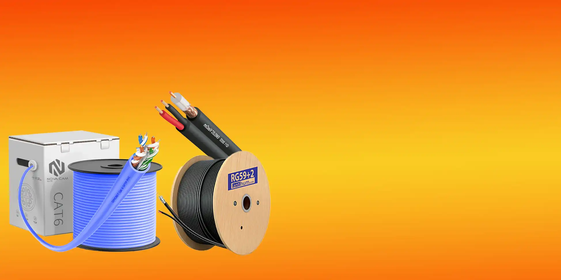 کابل کت6-کابلcat6-rg59-کواکسیال