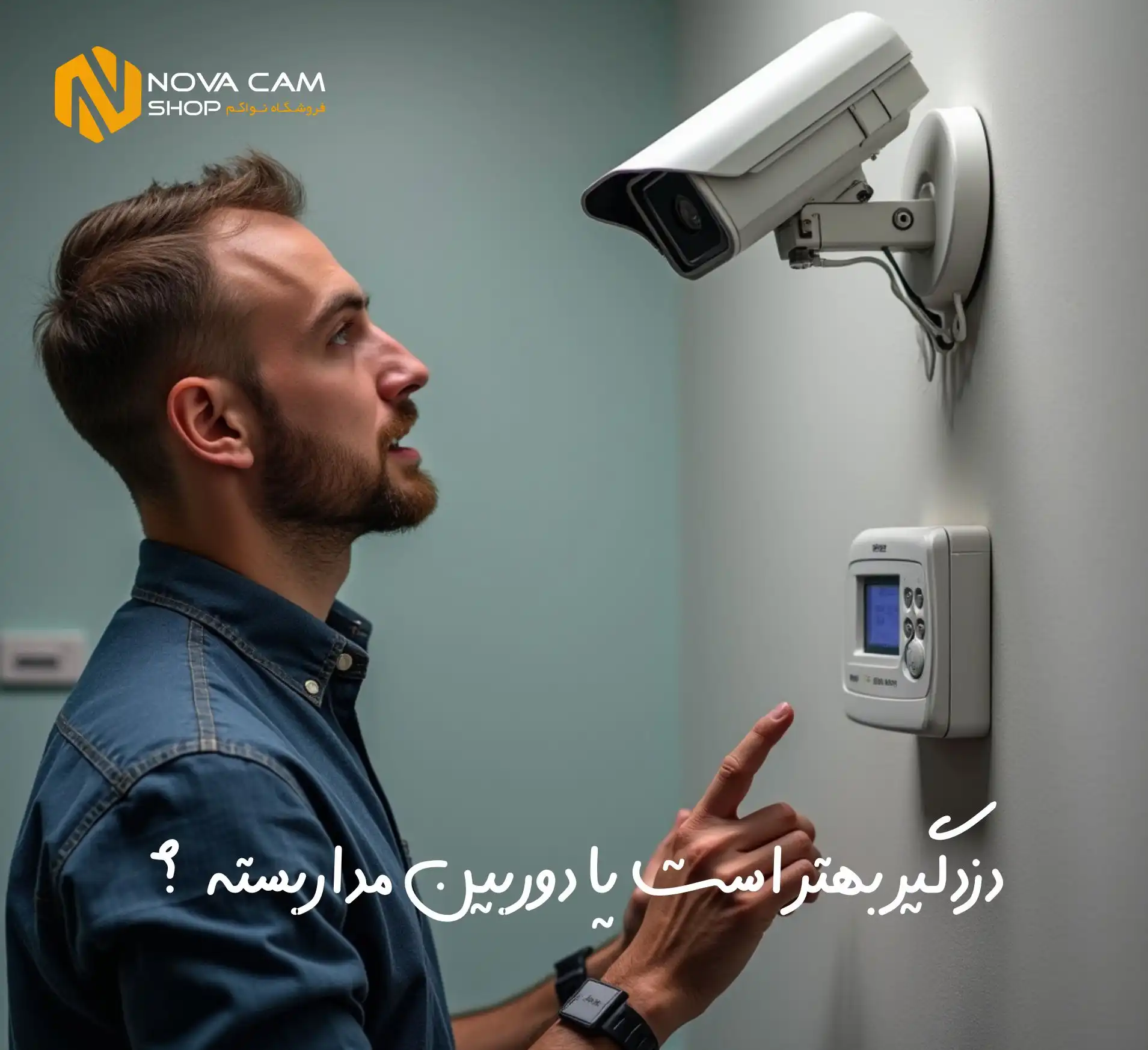 دوربین بهتره یا دزدگیر-دوربین مداربسته یا دزدگیراماکن-نواکم-novacam