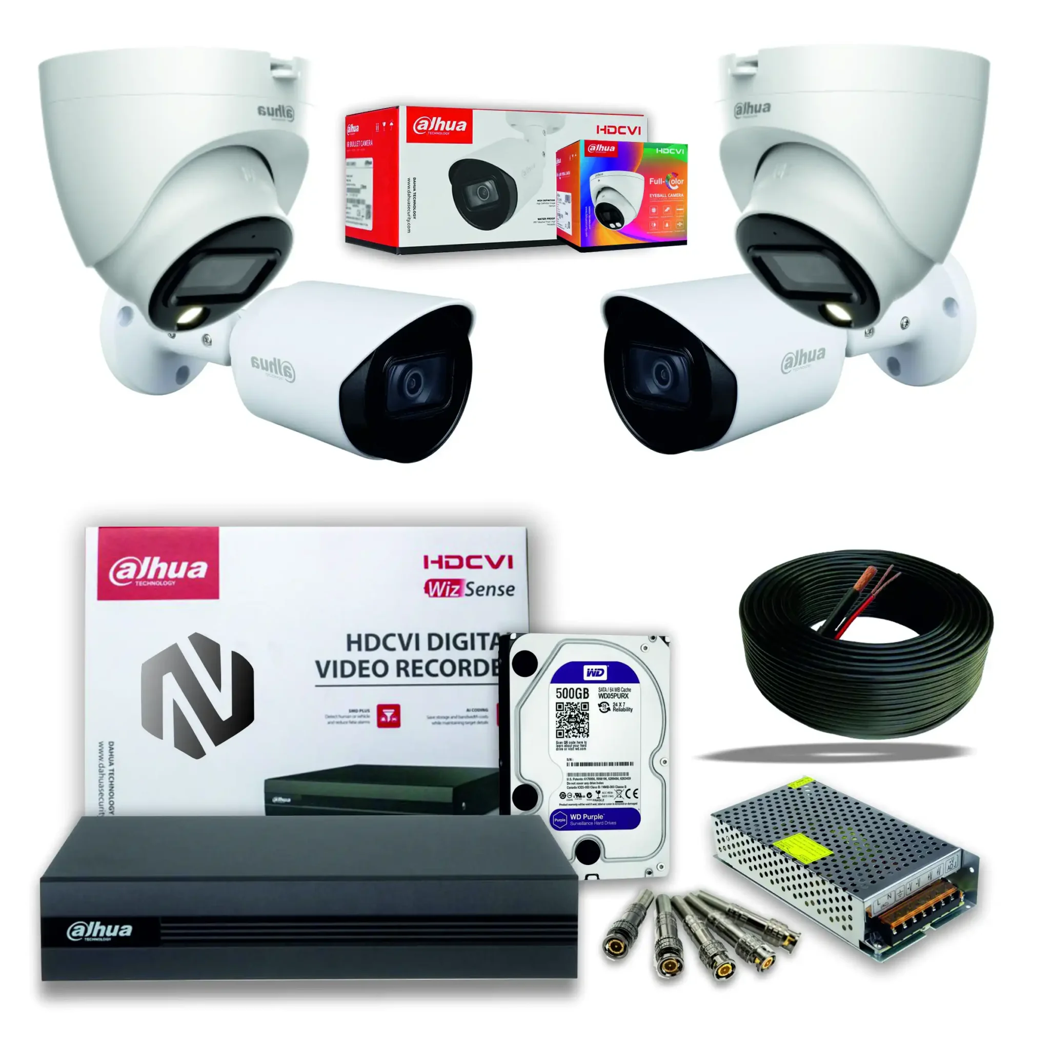 پک 4 عددی دوربین مداربسته داهوا مدل H-N5987